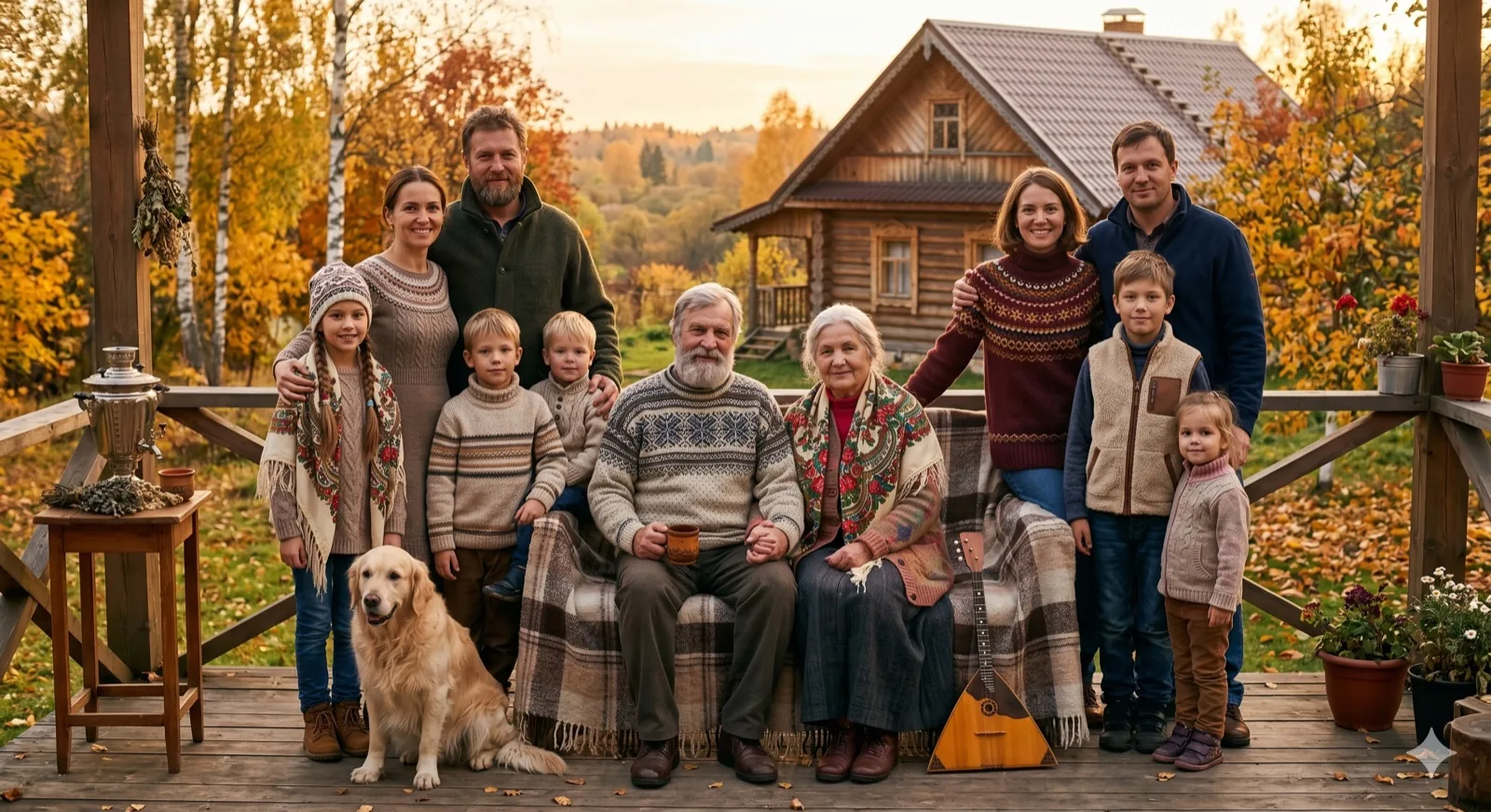 Family with Pets example